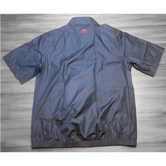 VTG Adidas Climaproof Pullover Windbreaker Men’s S (44″ Chest) –Black Mesh‑Lined - Picture 2 of 14